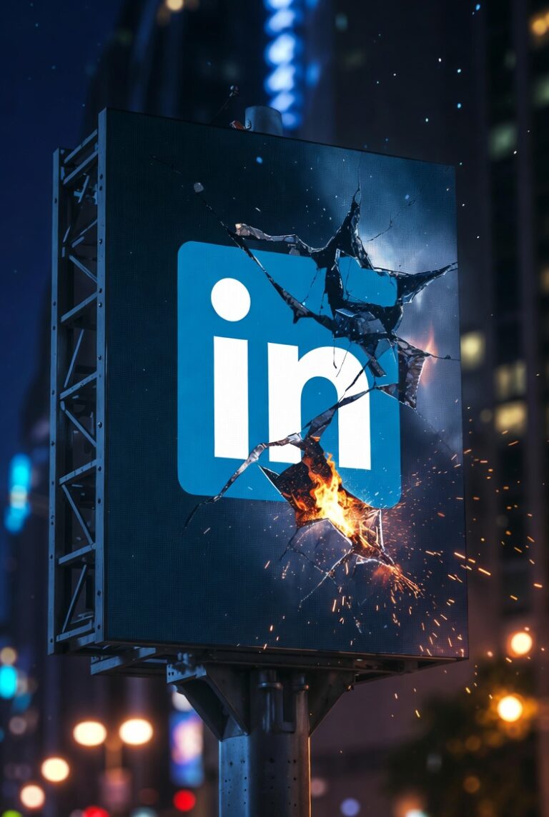 LinkedIn faulty algorithm